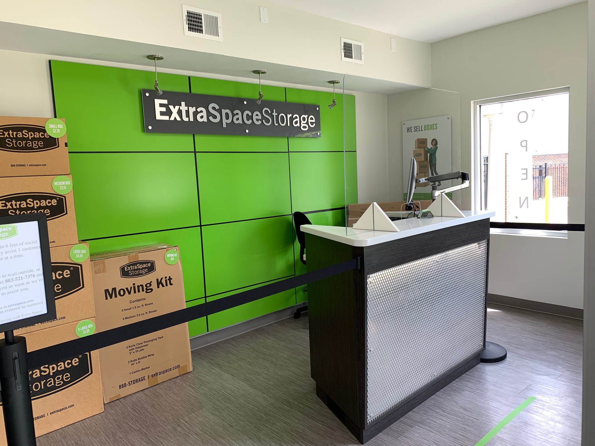 front office of an Extra Space Storage facility