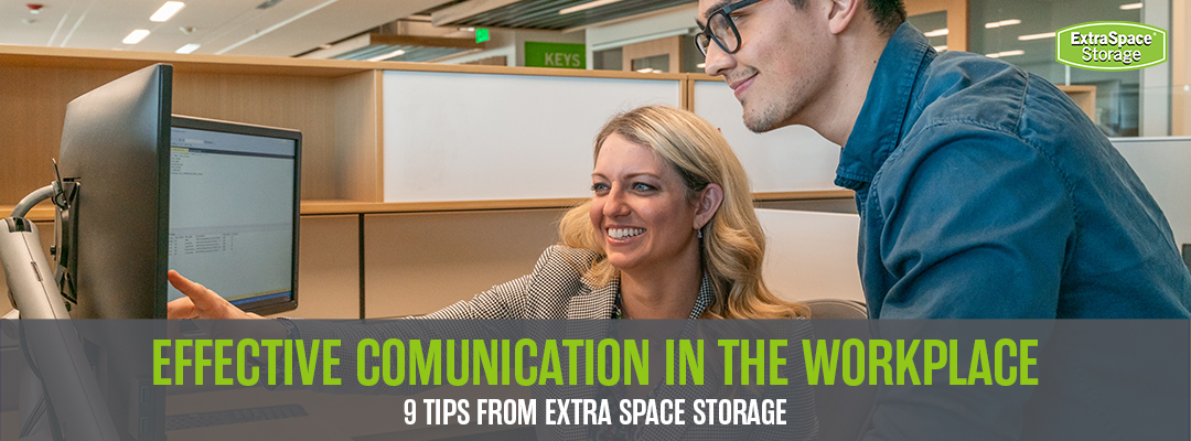 Featured Graphic: Effective Communication in the Workplace: 9 Tips from Extra Space Storage