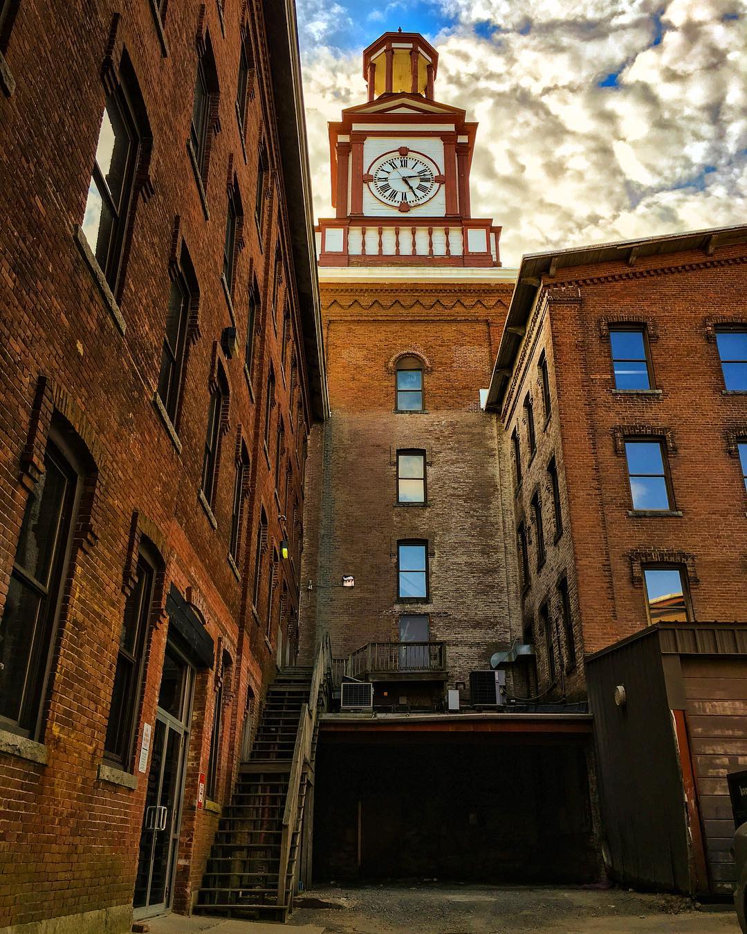 Clocktower Place in Maynard, MA. Photo by Instagram user @jaimefloresphotography