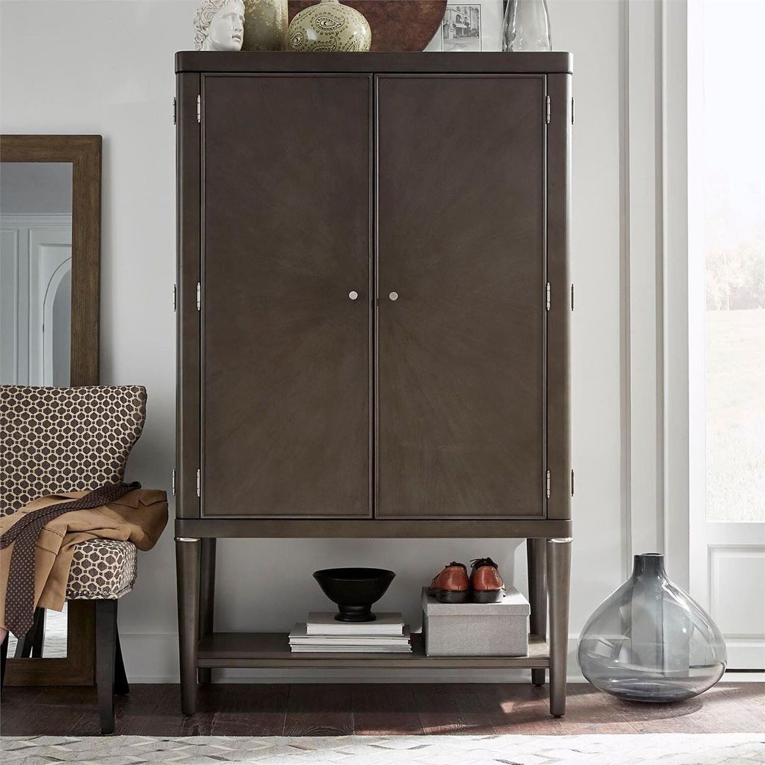 Large Brown Armoire in Bedroom. Photo by Instagram user @wgr_furniture