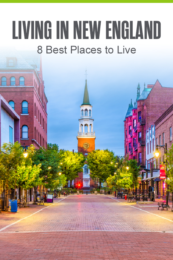 Pinterest Image: Living in New England: 5 Best Places to Live