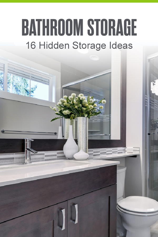 16 Smart Hidden Bathroom Storage Ideas