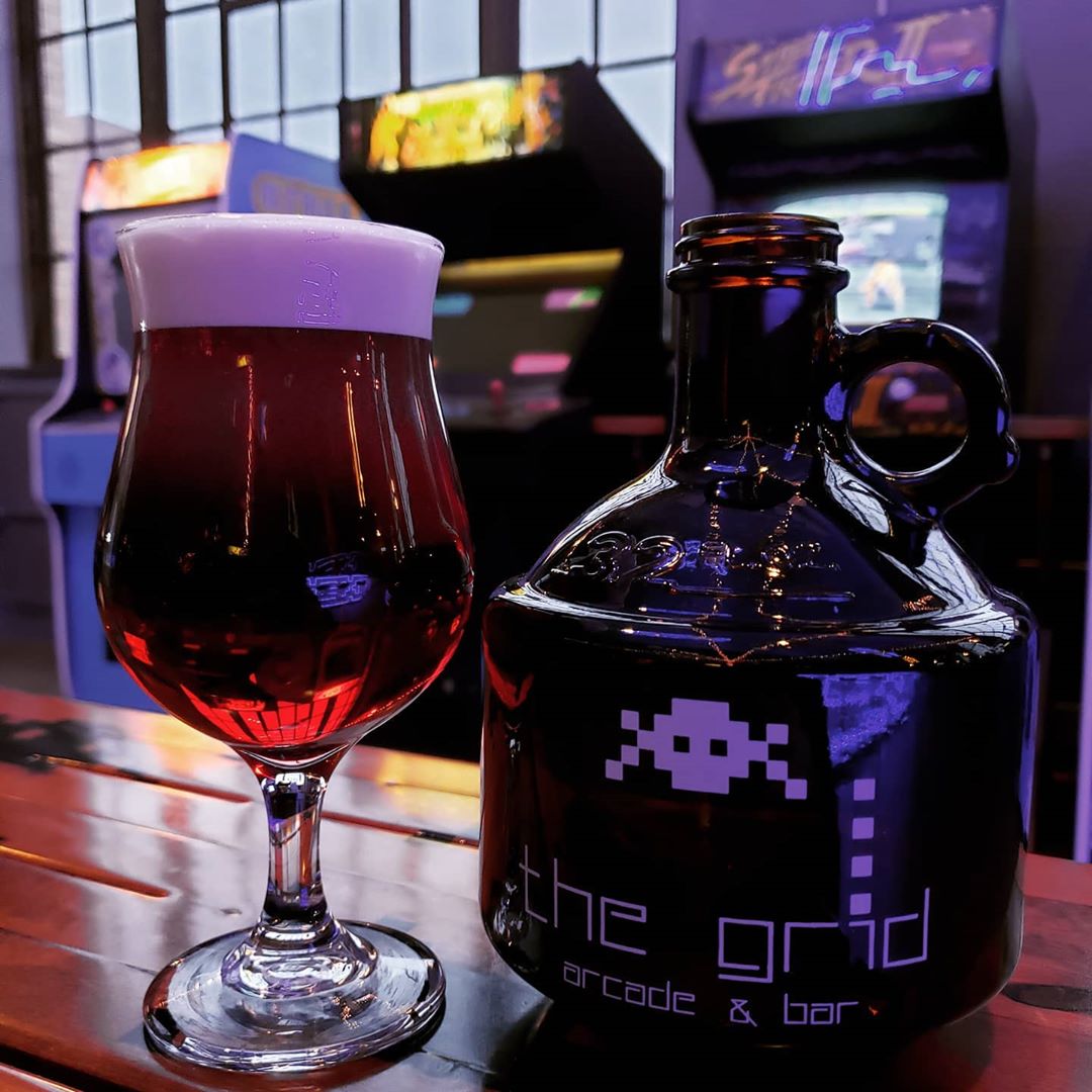 Howler of Beer from The Grid Arcade & Bar in Lansing. Photo by Instagram user @thegridoldtown