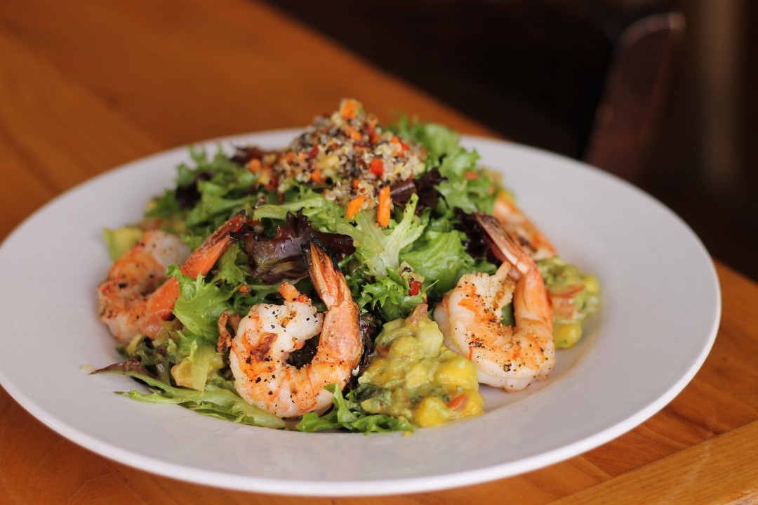 Quinoa Salad at Doc Ford's Bar and Grille. Photo by Instagram user @docfords