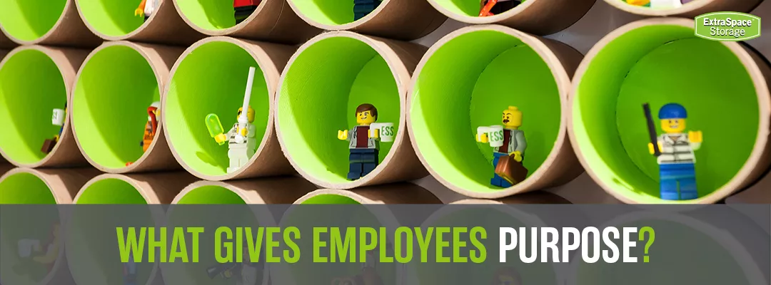 What Gives Employees Purpose? Extra Space Storage graphic