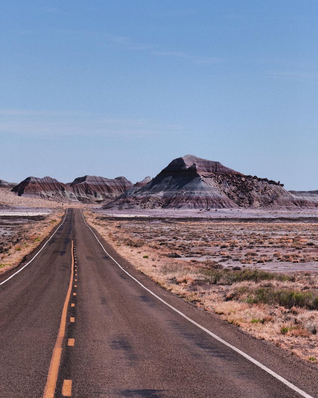 Outside of the Petrified Forest in Holbrook, AZ. Photo by Instagram user @roamingscott