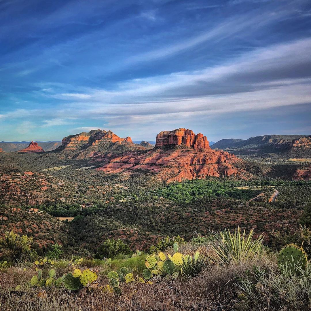 Red Mountains in Sedona, AZ. Photo by Instagram user @allophile_