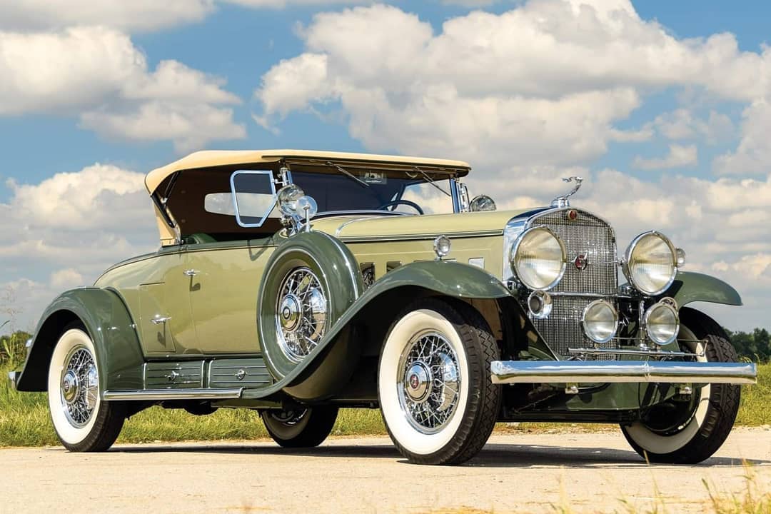 1930 Cadillac V16 Two-Seater Roadster. Photo by Instagram user @best_eurotruck