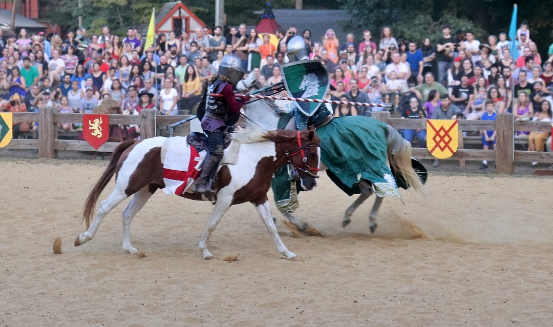 Knights Jousting at the Annapolis Renn Faire. Photo by Instagram User @delore753