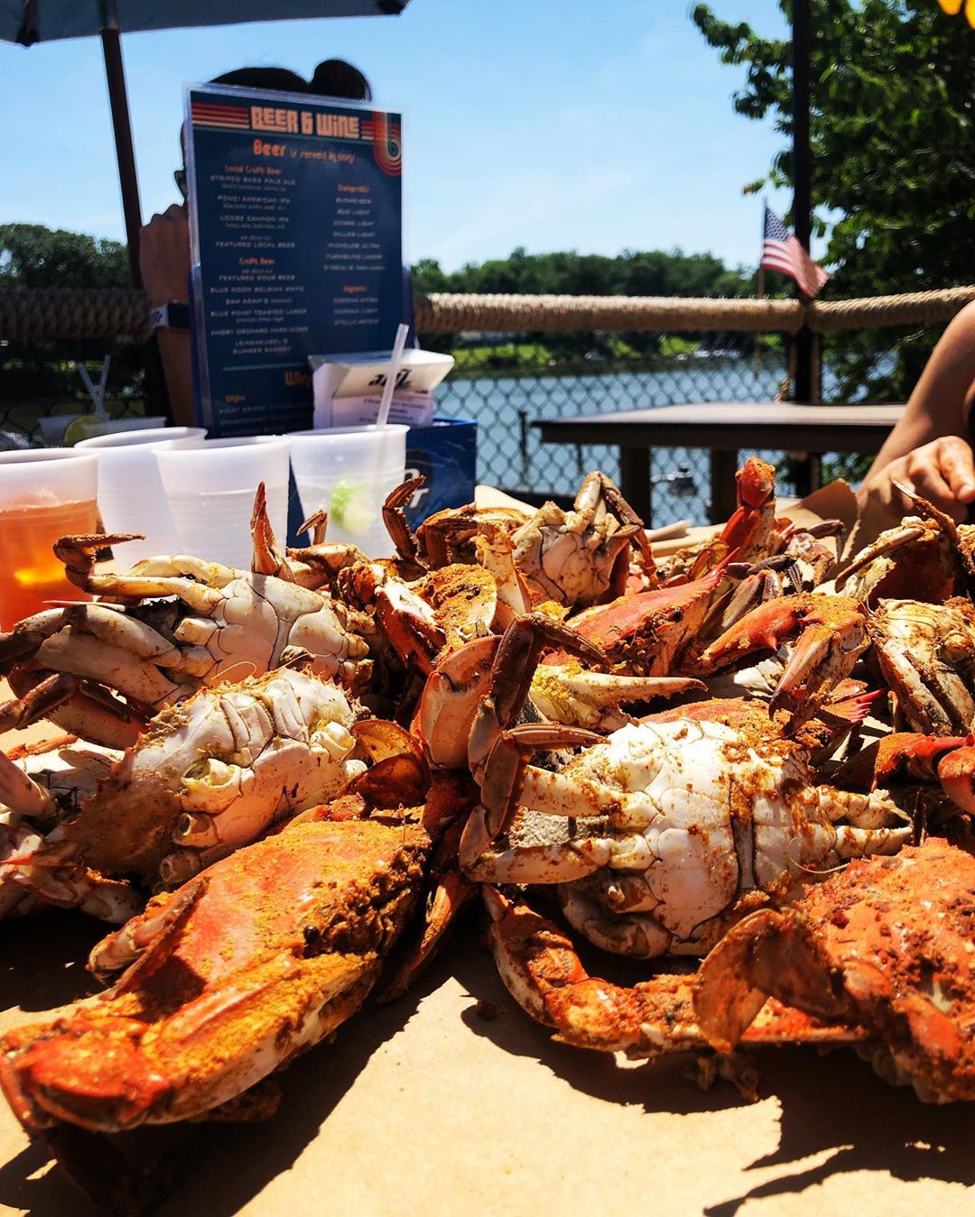 Pile of Fresh Cooked Crabs. Photo by Instagram User @monikerdc