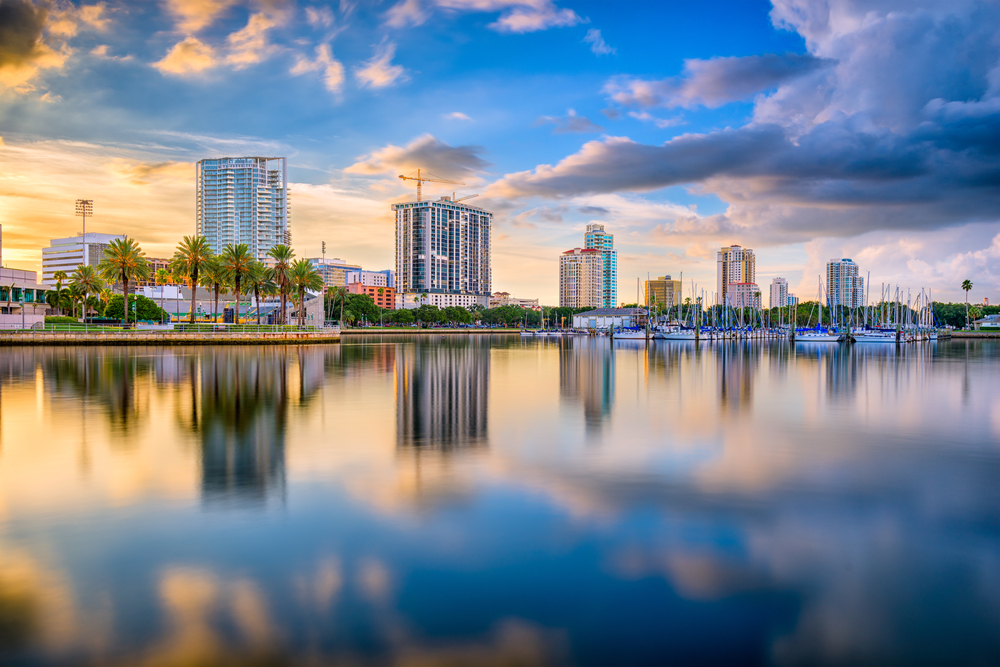 View of Downtown St. Petersburg from the Water