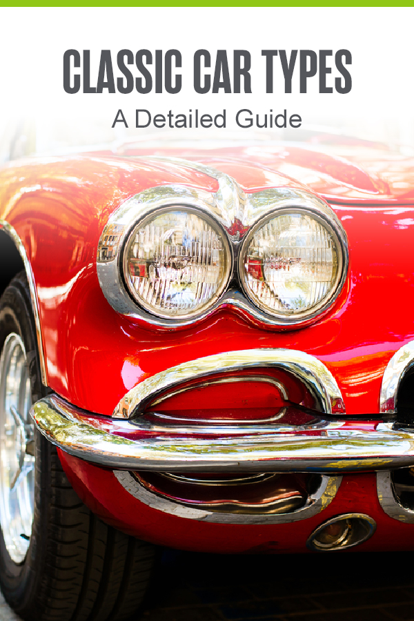 Pinterest Graphic: Classic Car Types: A Detailed Guide