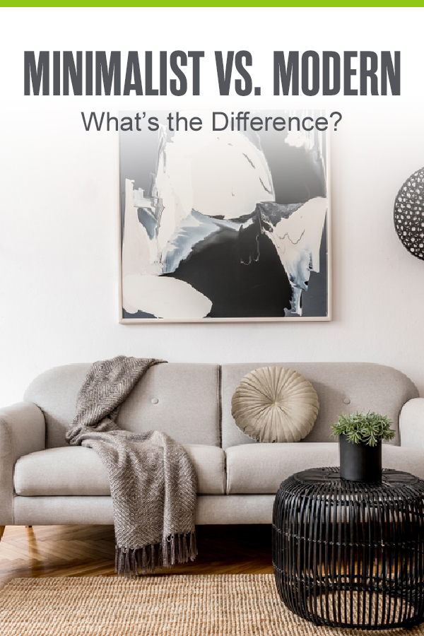Pinterest Graphic: Minimalist vs. Modern: What's the Difference?