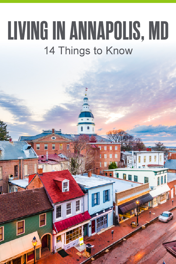 Pinterest Image: Living in Annapolis, MD: 14 Things to Know