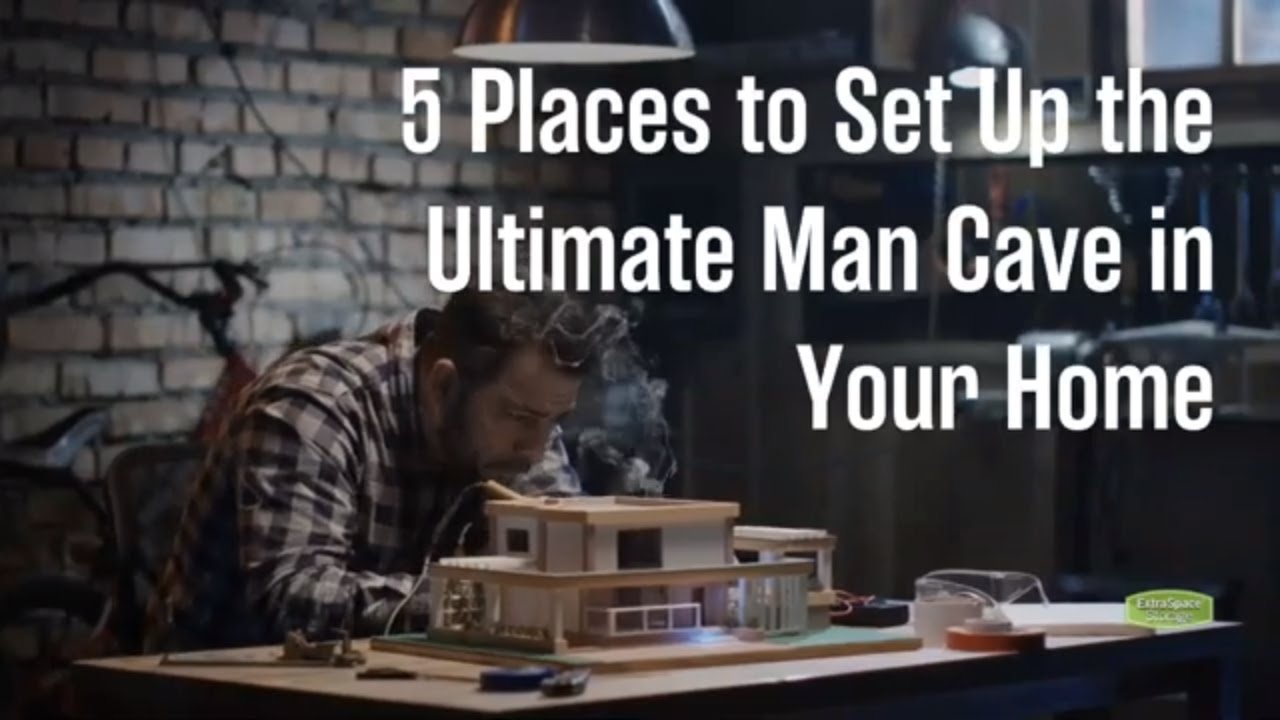 Man Cave Ideas How to Set Up a Man Cave at Home Extra Space Storage