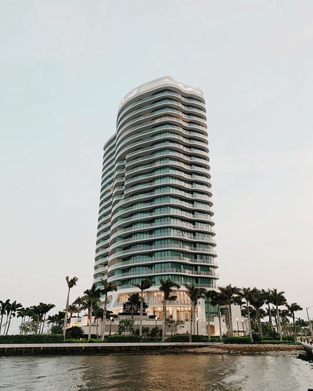 High Rise Modern Apartment Building in Downtown West Palm Beach. Photo by Instagram user @modernlivingre