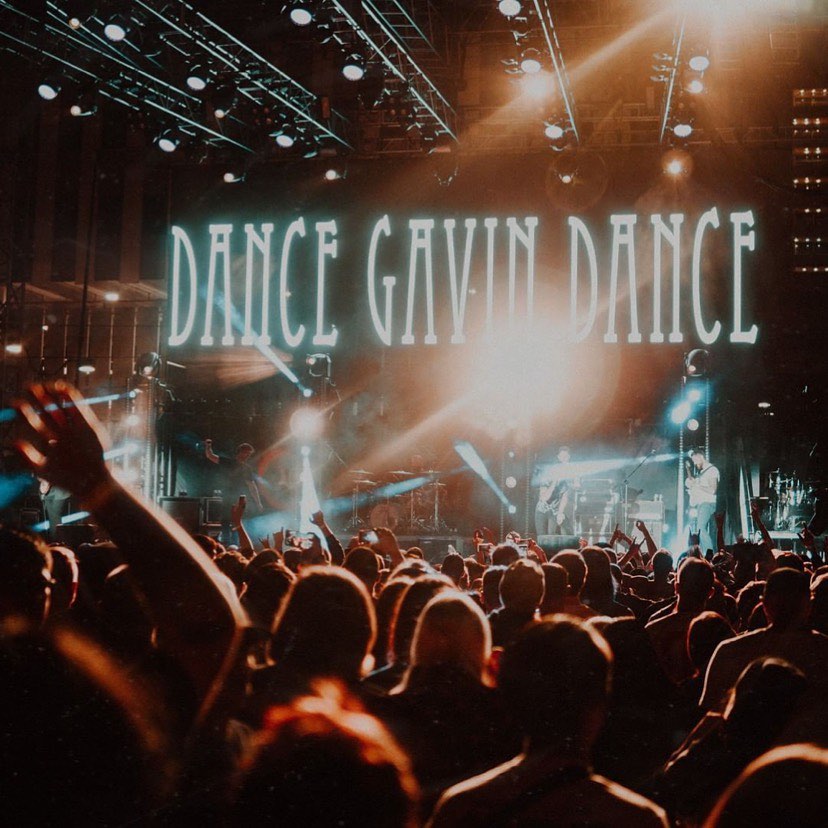 Fans Staning in the Pit Watching Dance Gavin Dance at the Marquee Theatre in Tempe. Photo by Instagram user @marqueetheatre