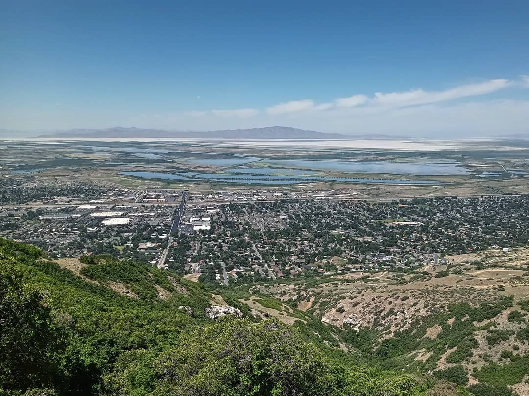 View of Centerville, UT from Atop a Hill. Photo by Instagram user @kaylafbenson