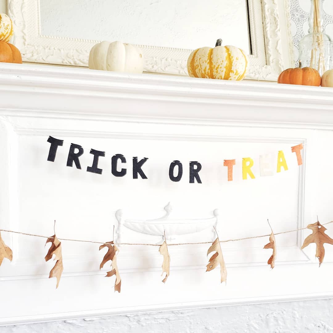 Leaves Strung Together and Used for Decor. Photo by Instagram user @lynnsmix