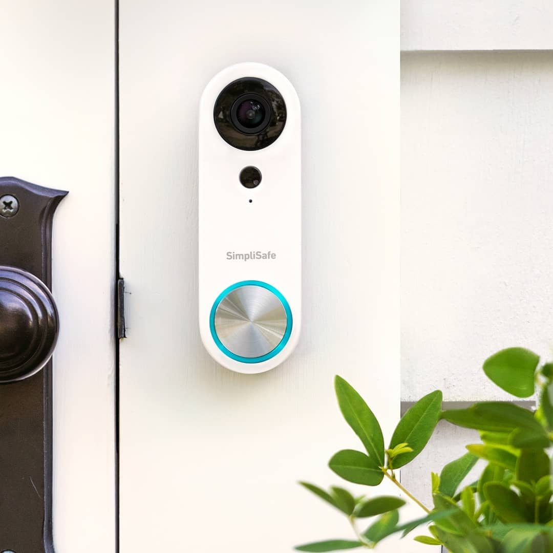 SimpliSafe Camera Doorbell. Photo by Instagram user @simplisafe