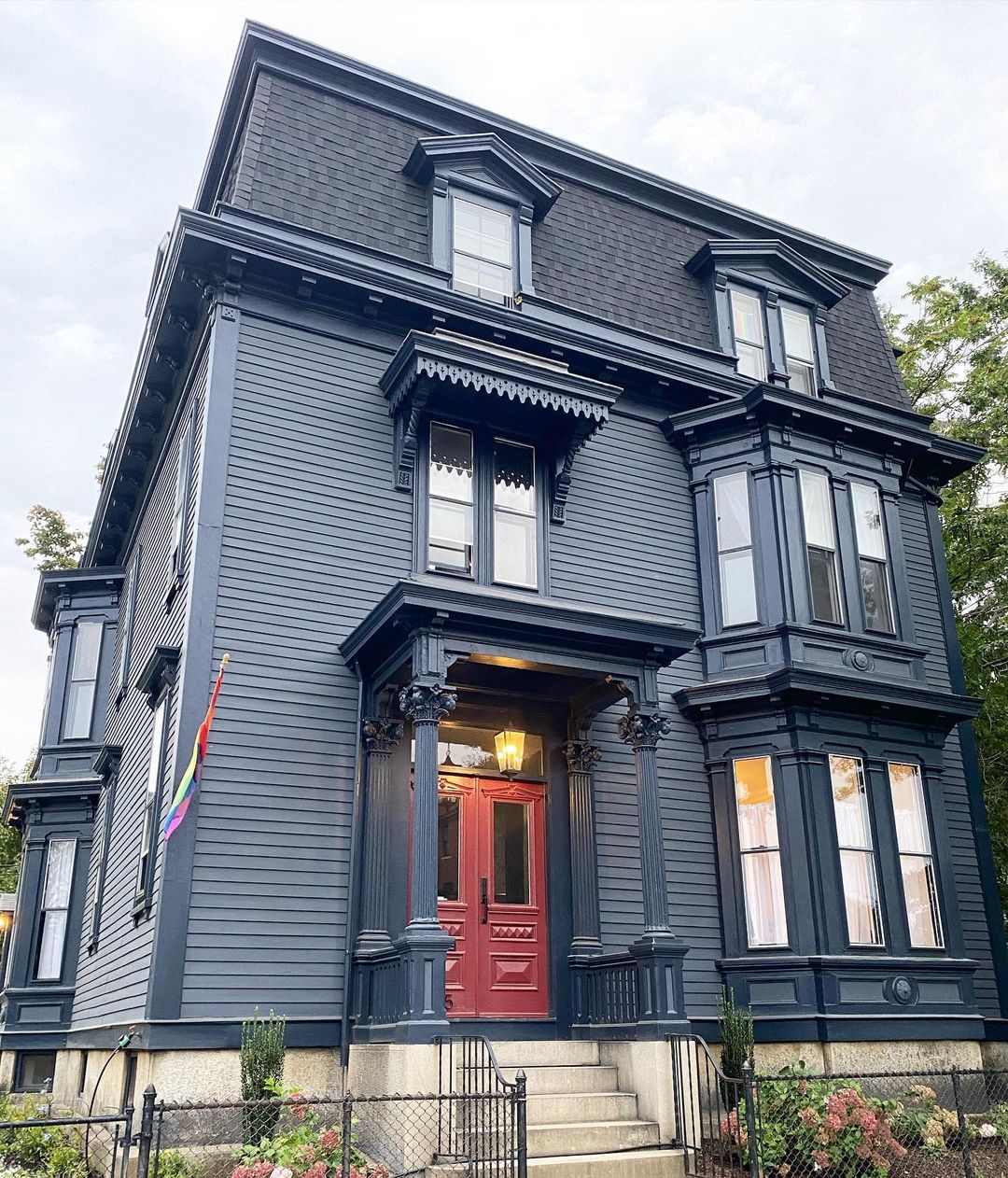 Historic Home that was Renovated into New Apartments in Federal Hill. Photo by Instagram user @mcvickerdg
