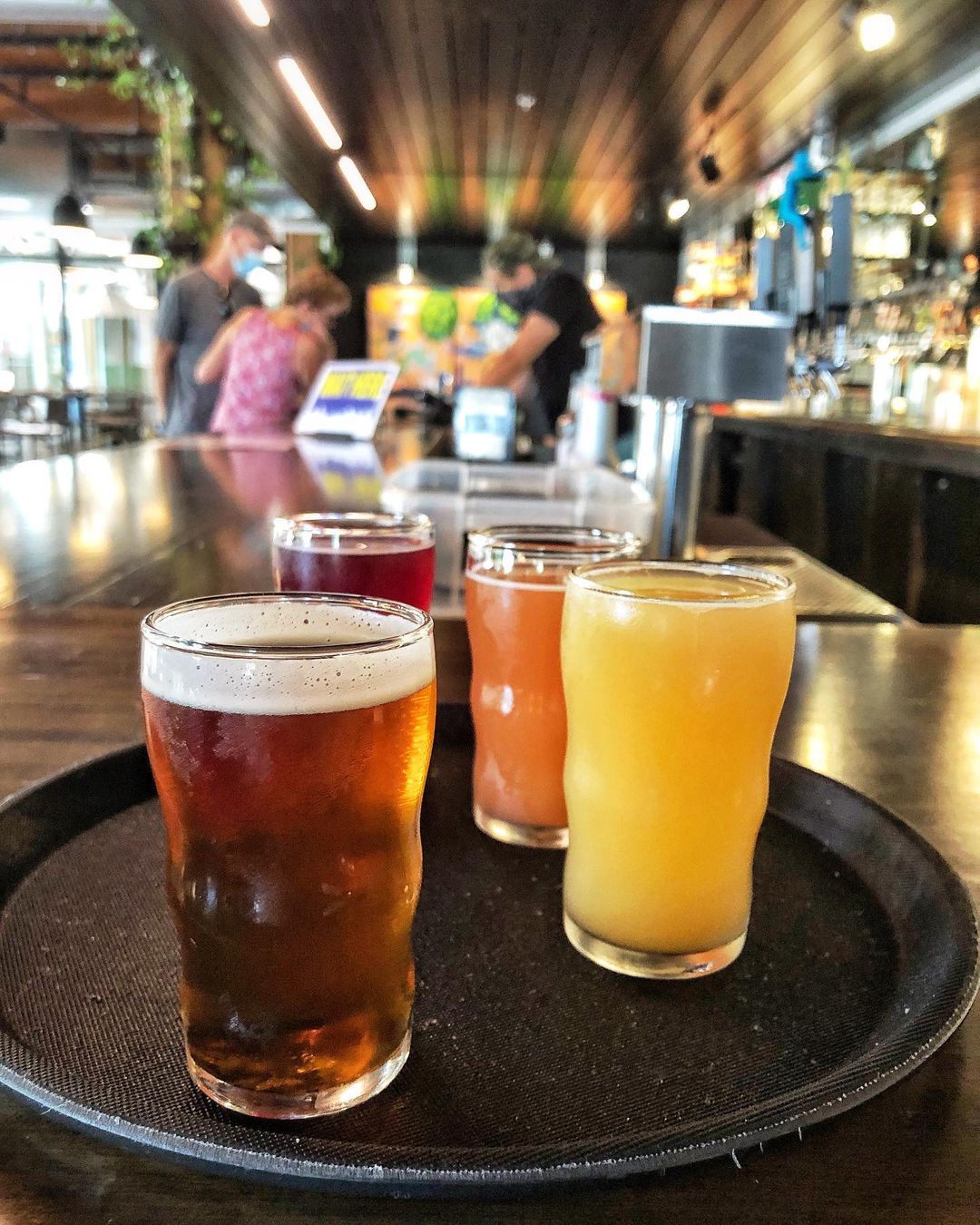 Variety of beers from City Built Brewing Company. Photo by Instagram user @citybuilt
