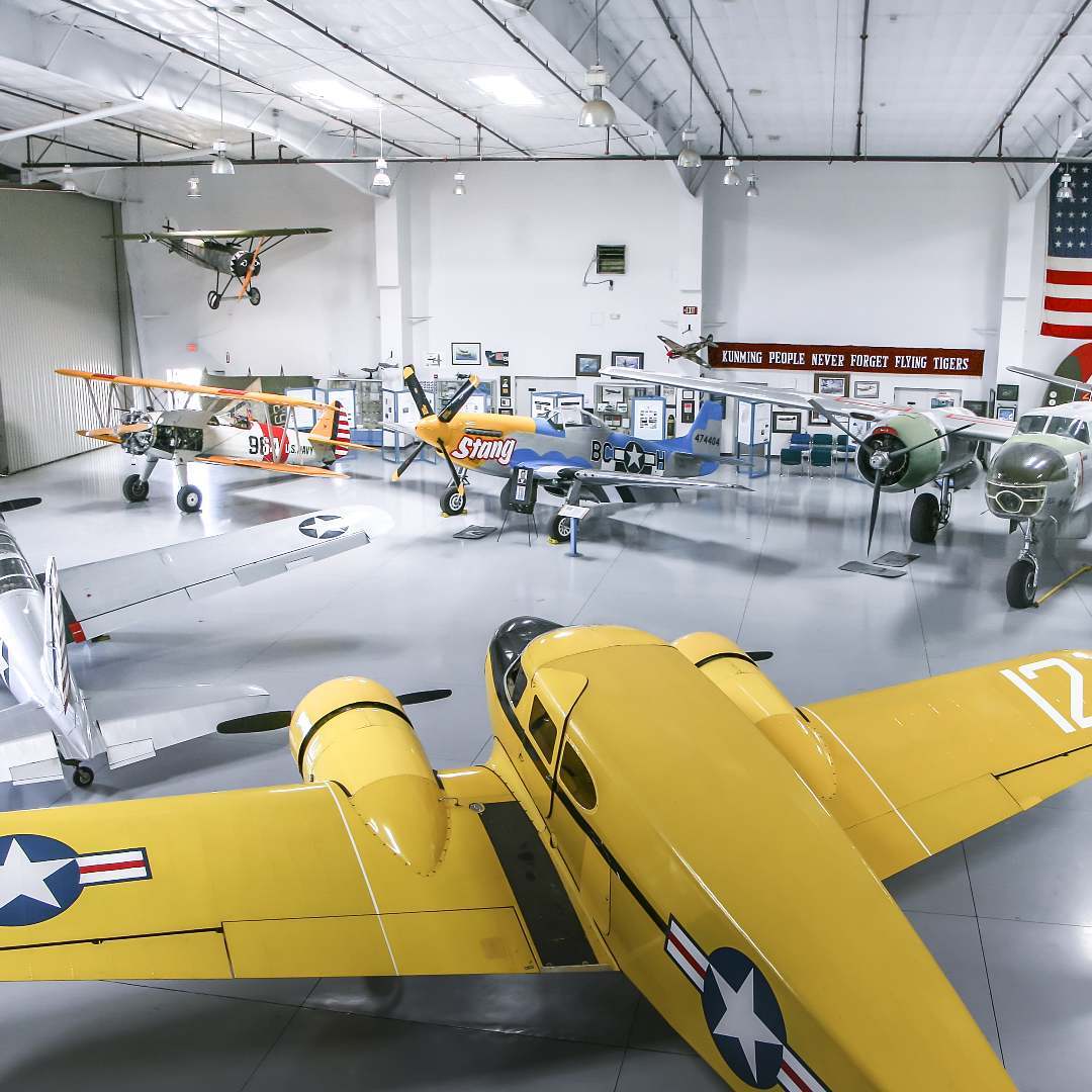 Retired Planes Parked at the CAF Airbase Museum. Photo by Instagram user @cafairbasearizona