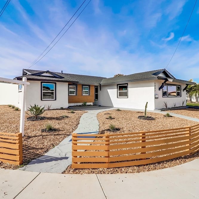 Renovated ranch-style home in North Clairemont, San Diego. Photo by Instagram User @gehovan_guzman
