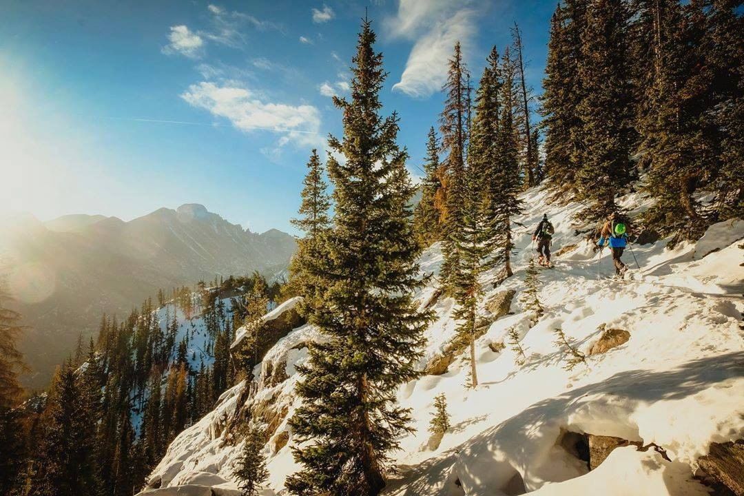 People Hiking in the Rocky Mountains in Colorado. Photo by Instagram user @rockynps