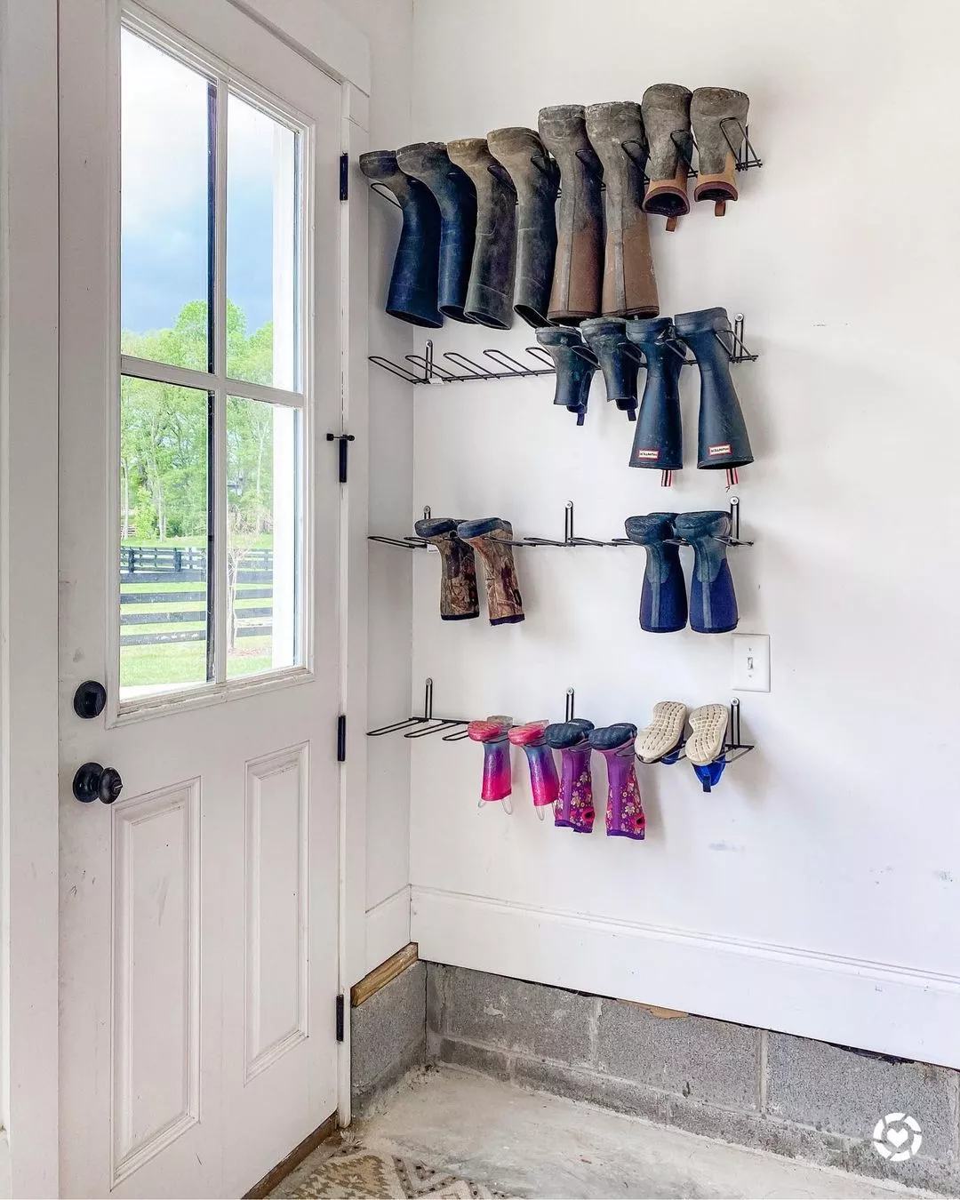 Garage Shoe Rack