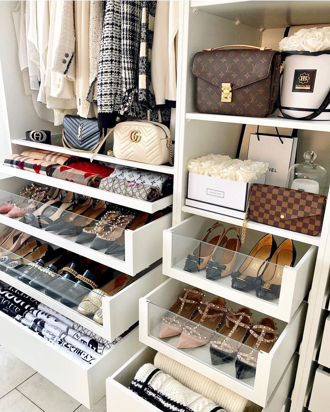 How To Organize Shoes In Wall Closet