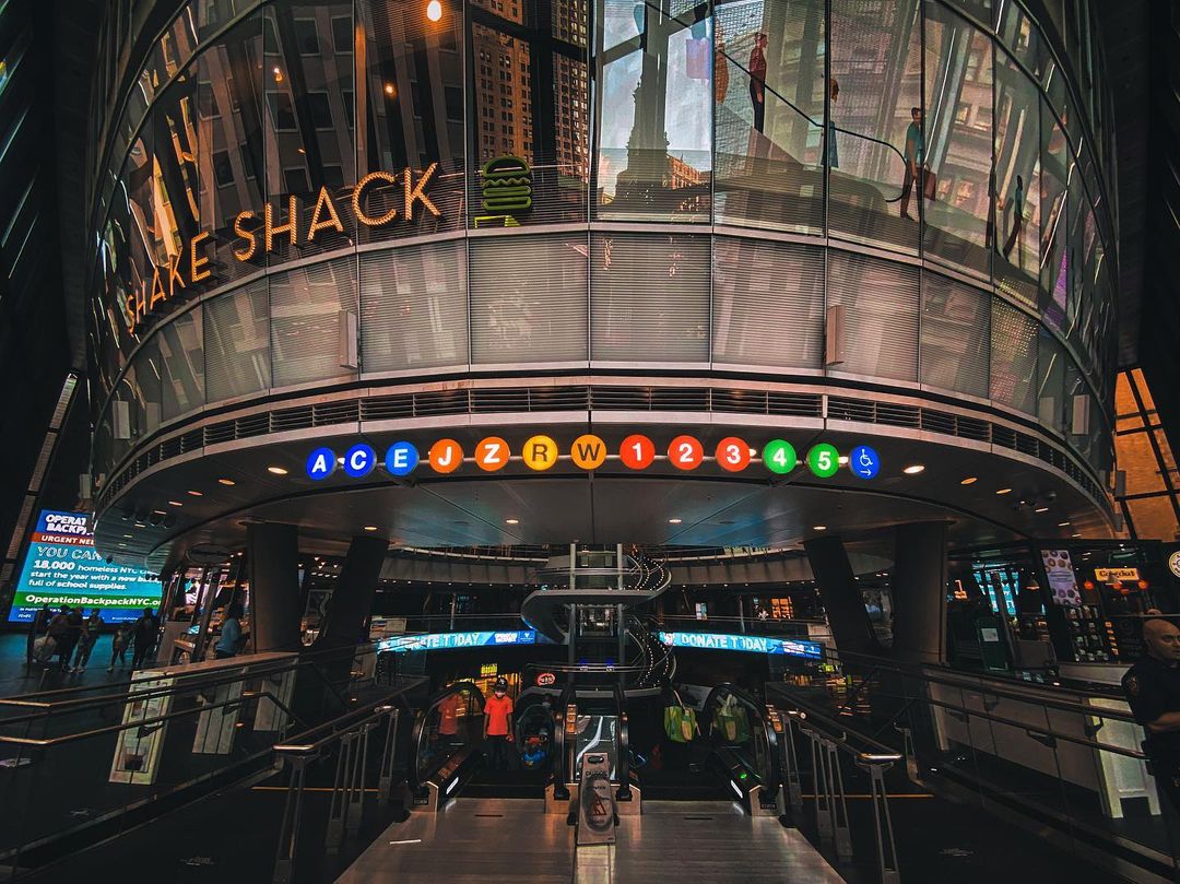 Photo Outside of the Fulton Street Subway Station in New York City. Photo by Instagram user @ios_shooter