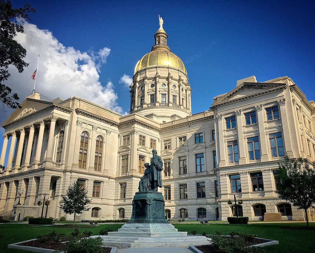 Georgia State Capitol. Photo by Instagram user @paulkosiorek