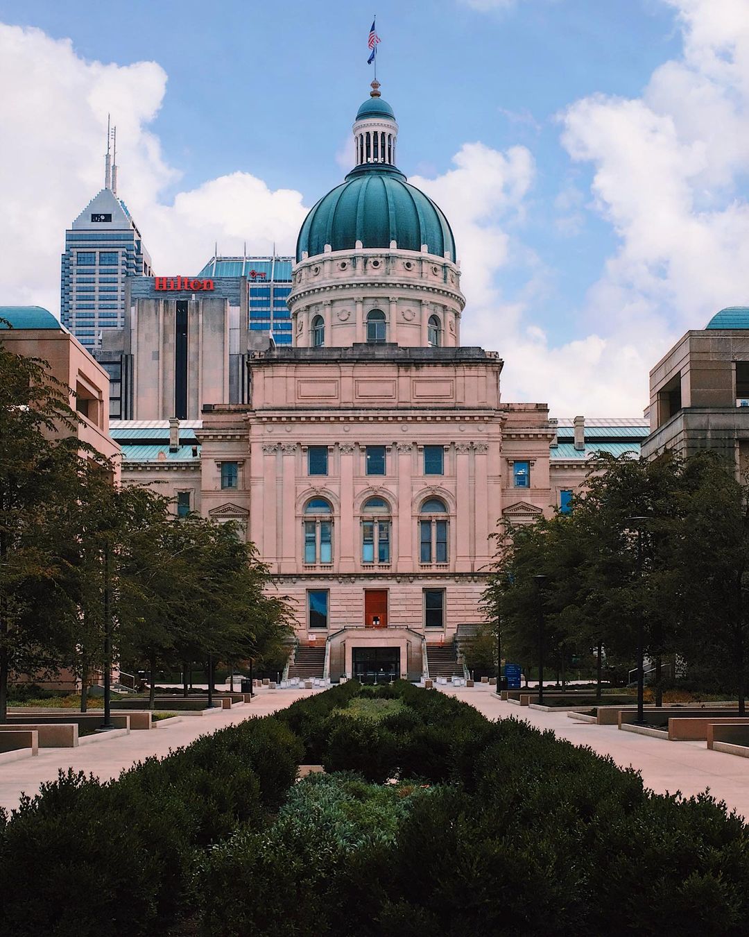 Indiana State Capitol. Photo by Instagram user @exploreindyy