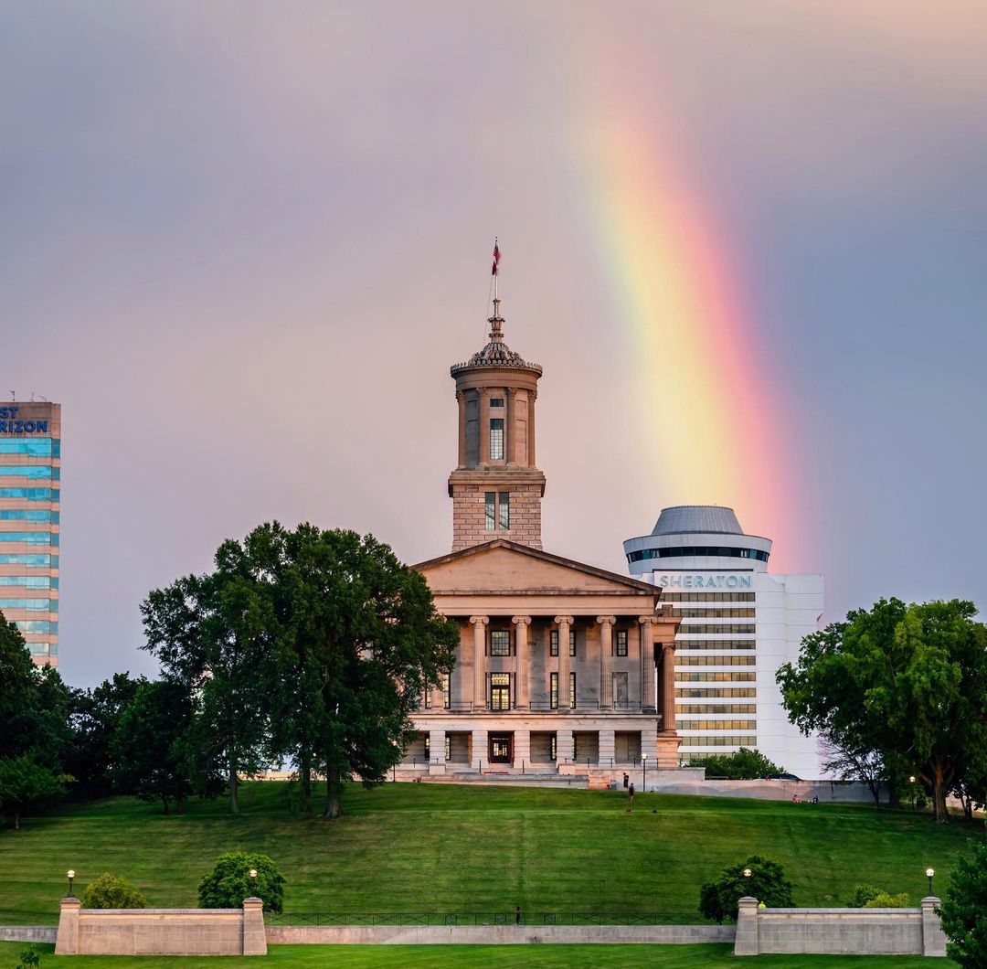 The Tennessee State Capitol Building in Nashville, TN. Photo by Instagram User @andrewnotar