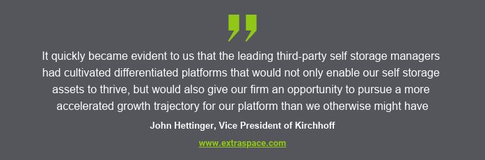 Quote from John Hettinger, Vice President of Kirchhoff
