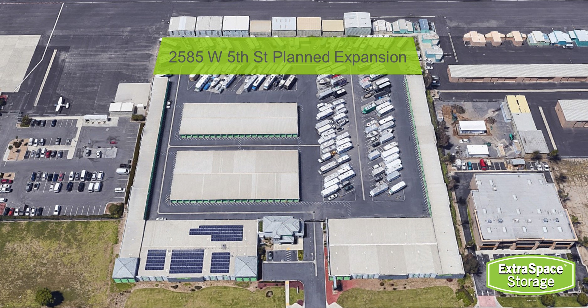 Expansion Plans for Extra Space Storage facility in Oxnard, CA