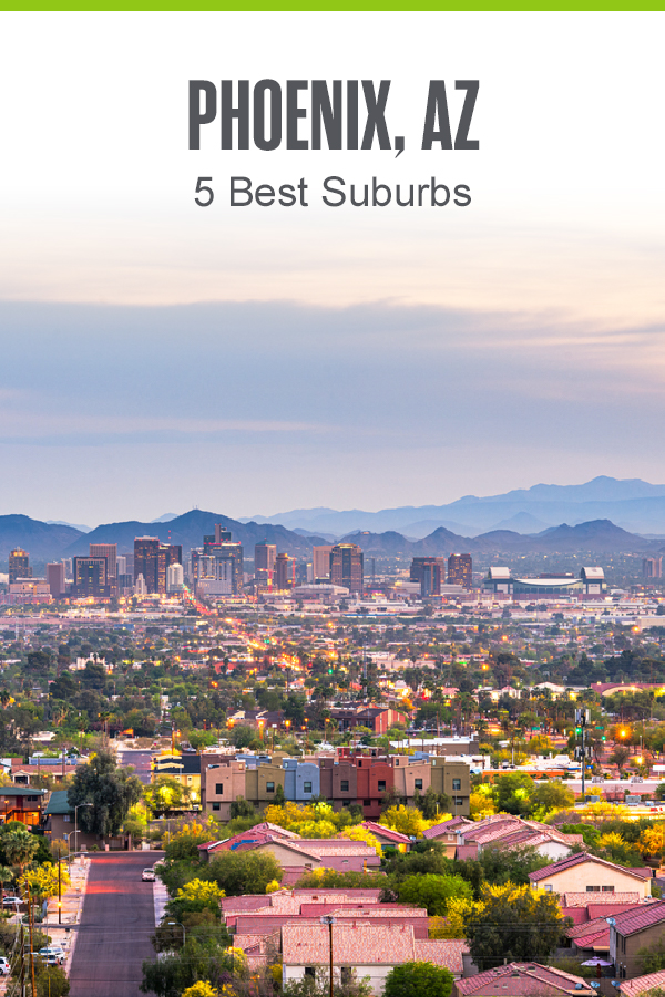 Pinterest Image: Phoenix, AZ: 5 Best Suburbs: Extra Space Storage