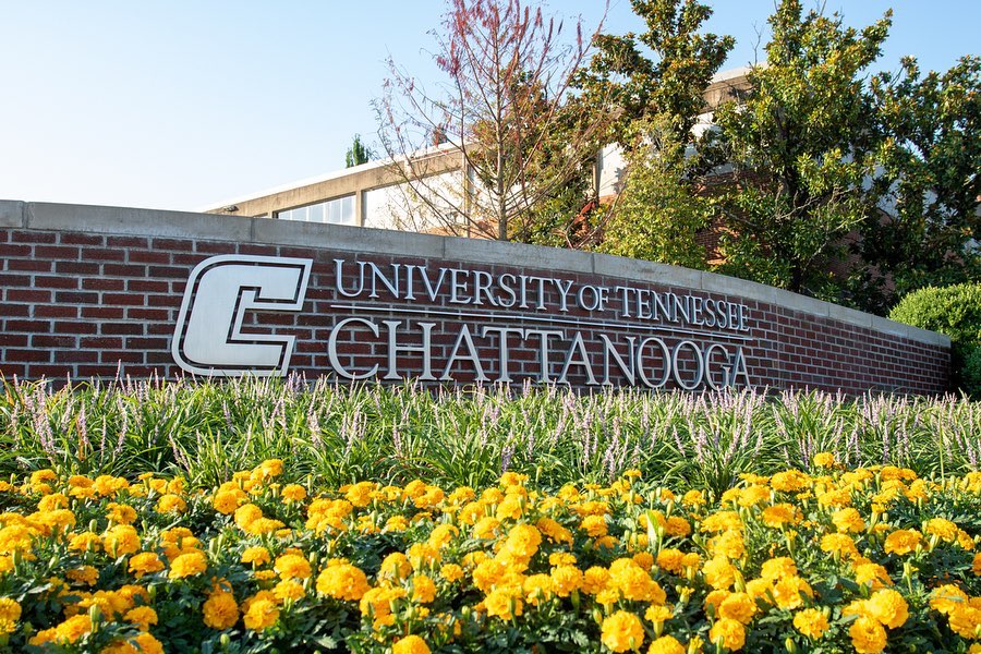 Entrance Sign at the University of Tennessee at Chattanooga. Photo by Instagram user @utcfacilities