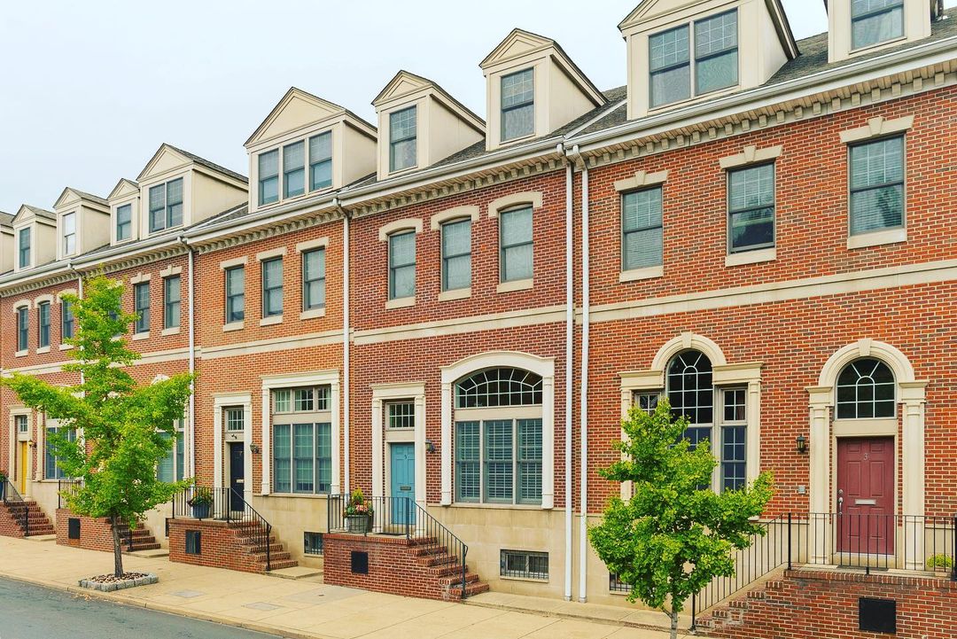 2900 square-foot row houses in Queen Village neighborhood of Philadelphia. Photo by Instagram user @therosenthalgroup.