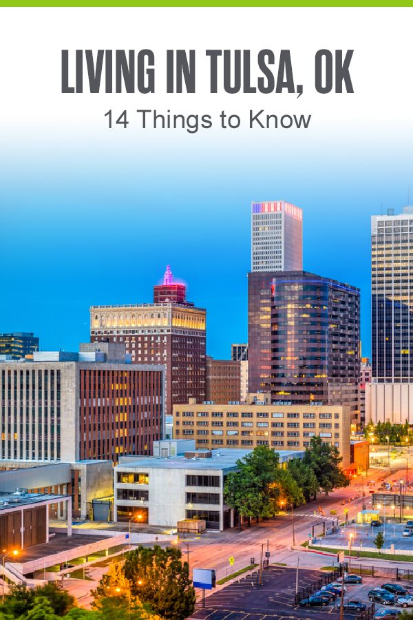 Pinterest Image Living in Tulsa, OK: 14 Things to Know