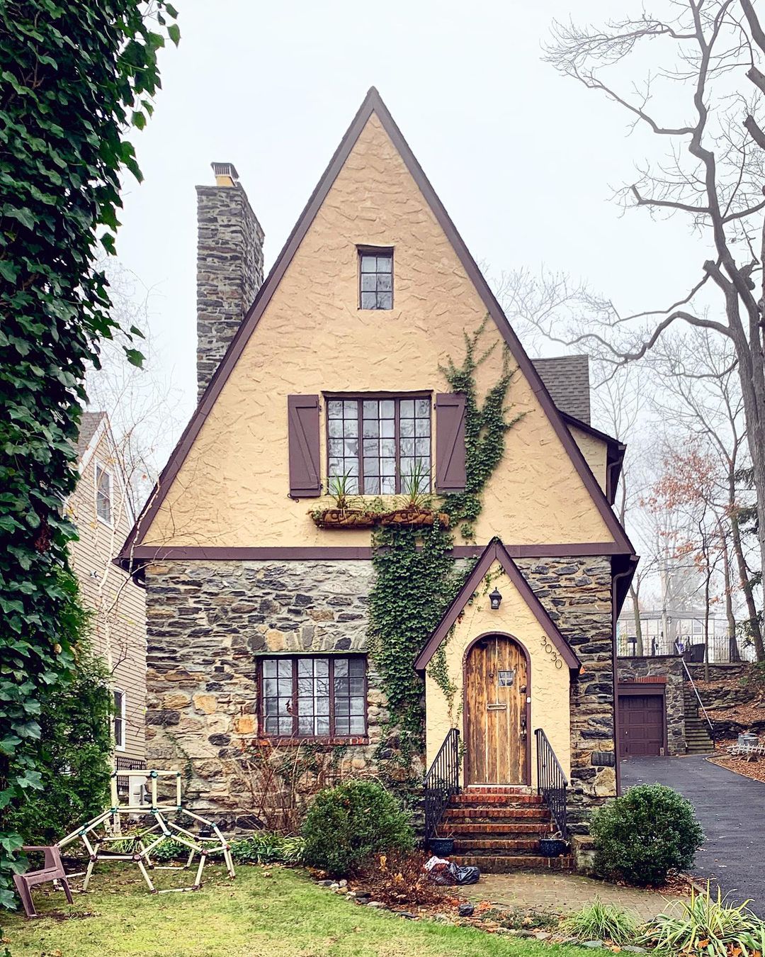 Old Tudor Home in Riverdale, New York. Photo by Instagram user @castle_and_keep