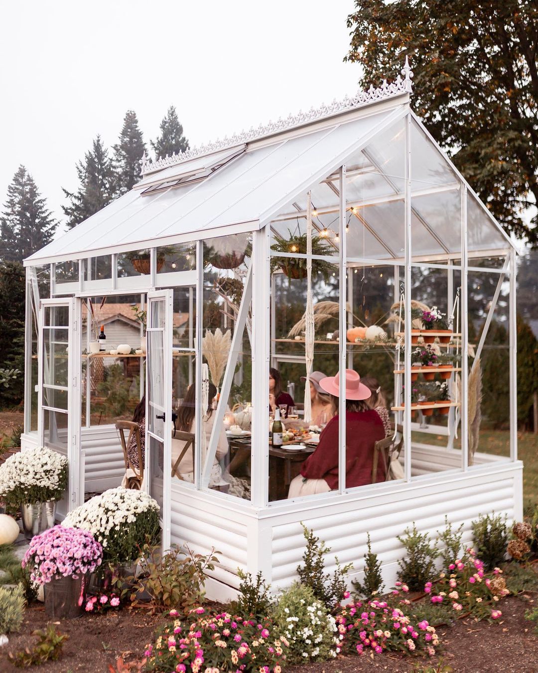 Greenhouse Style She Shed. Photo by Instagram user @emilyyew.co