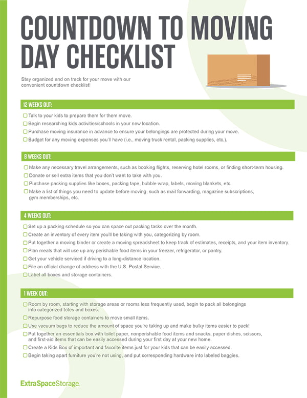 Moving Day Checklist thumbnail