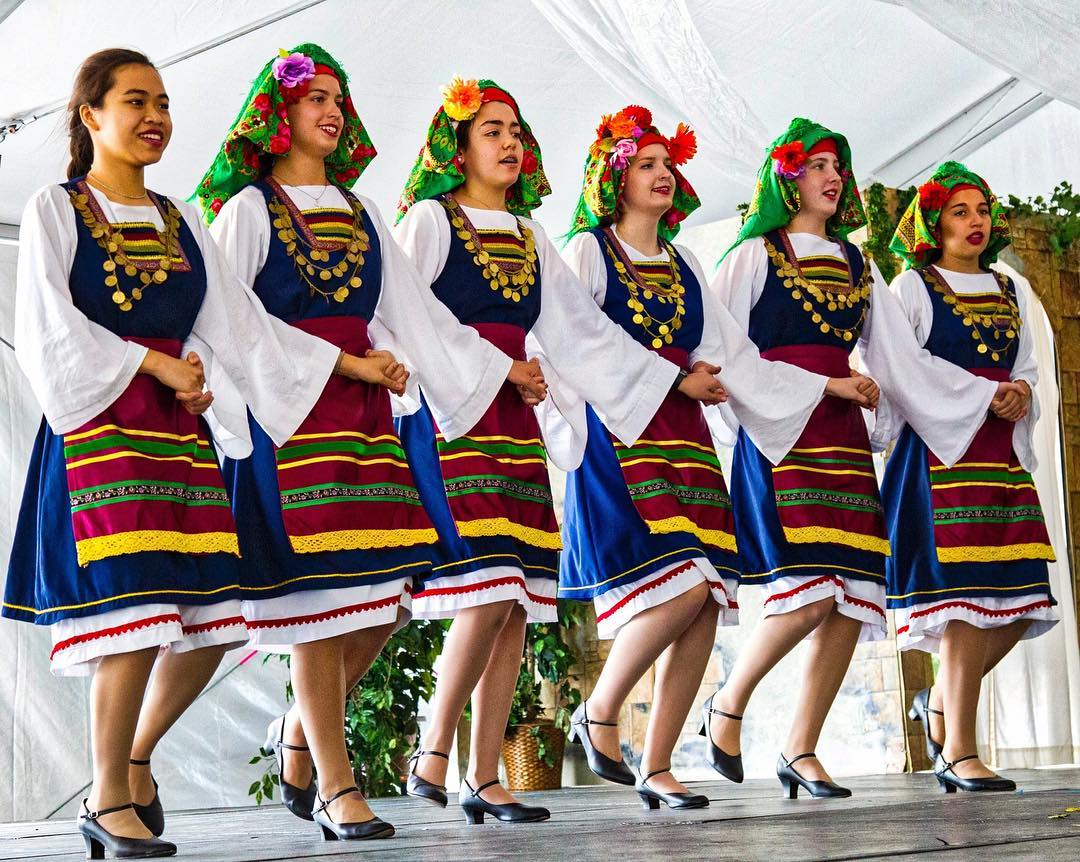 Traditional Greek Dancers at the Greek Festival in Tulsa. Photo by Instagram user @tulsagreekfest