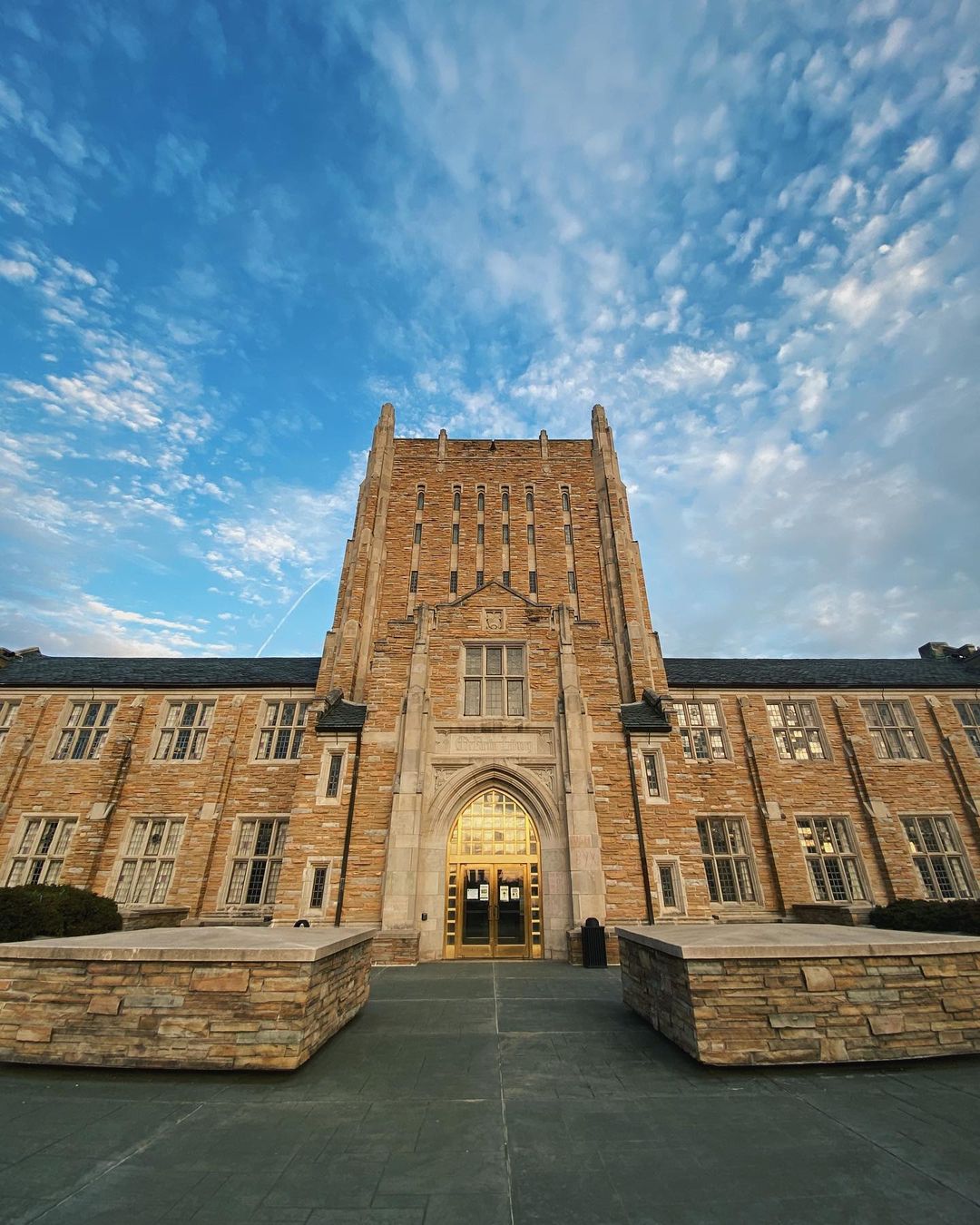 Exterior of the University of Tulsa On Campus Building. Photo by Instagram user @okhiddengems