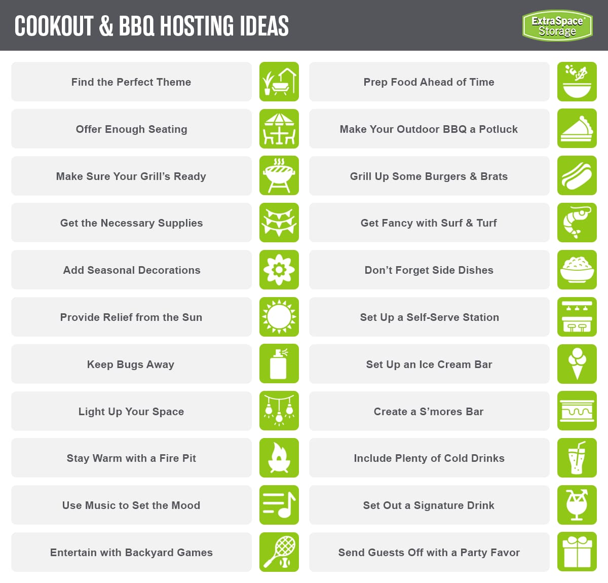 Cookout and BBQ Hosting Ideas