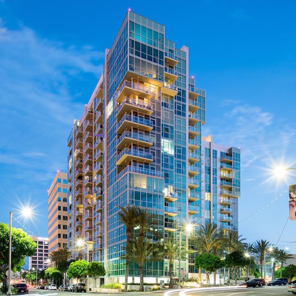 Towering apartment complex in San Pedro. Photo by Instagram user @watertonrealestate.