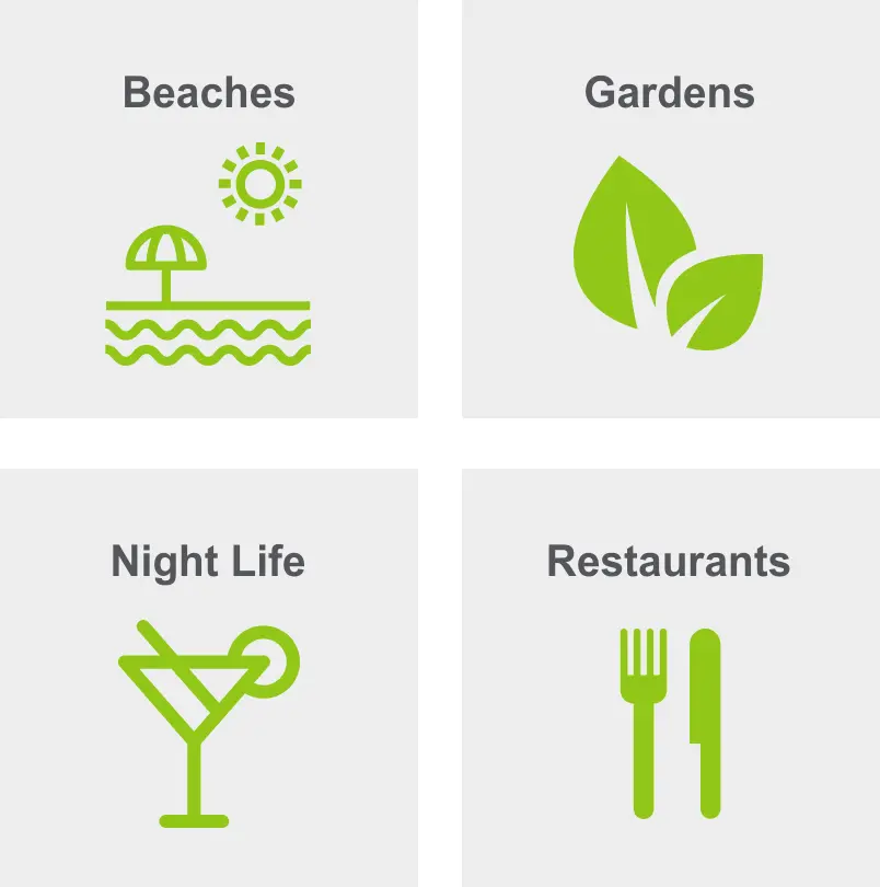 Activities in Rio Vista include beaches, gardens, night life, and restaurants. 