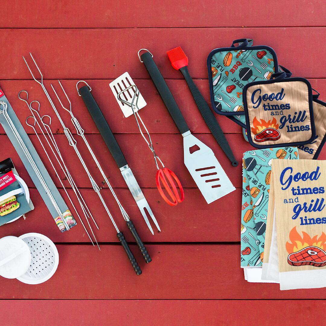 Grilling Utensils. Photo by Instagram user @dollartree